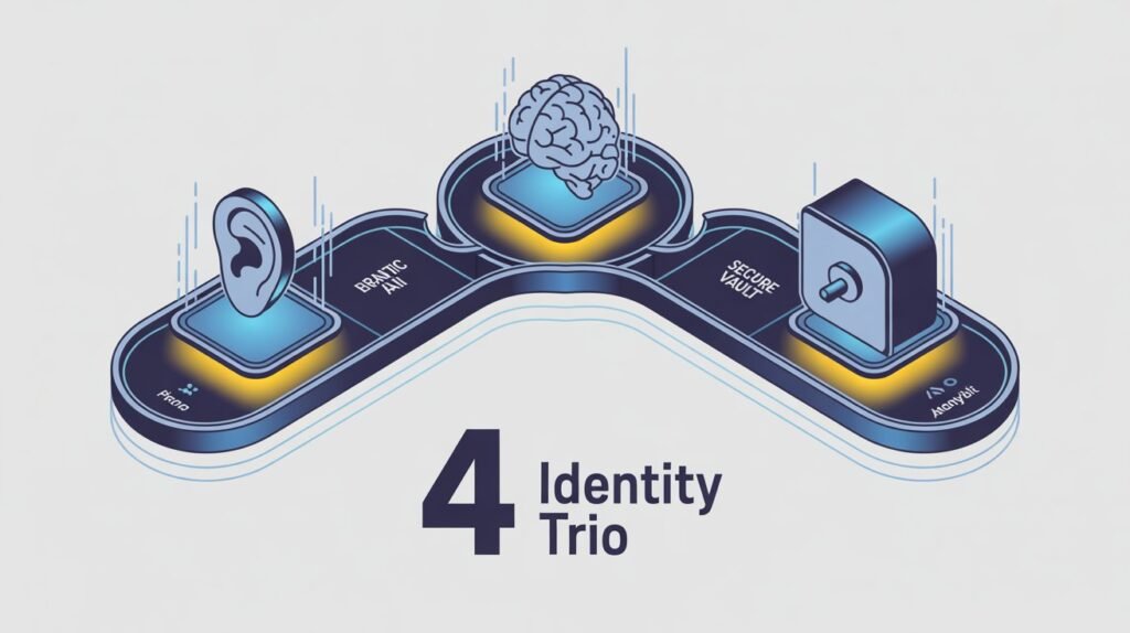 How the Identity Trio Works Together-Agentic AI