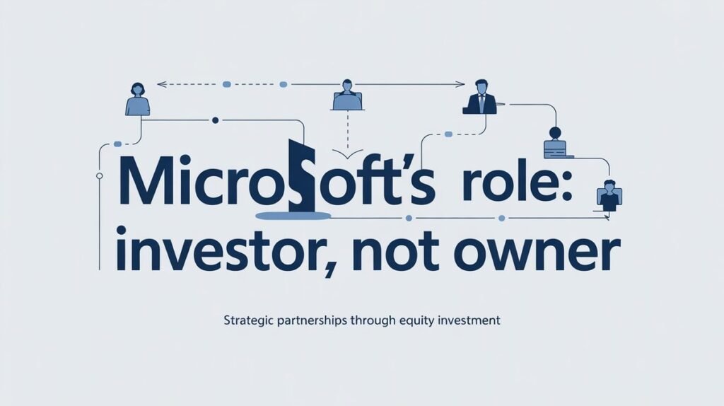 Microsoft’s Role Investor