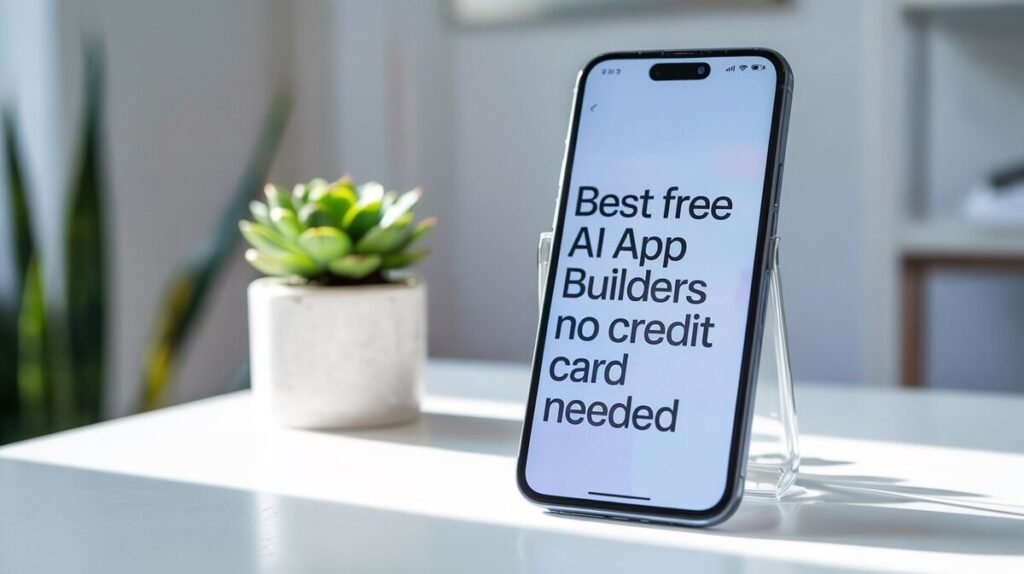 Best Free AI App Builders No Credit Card Needed