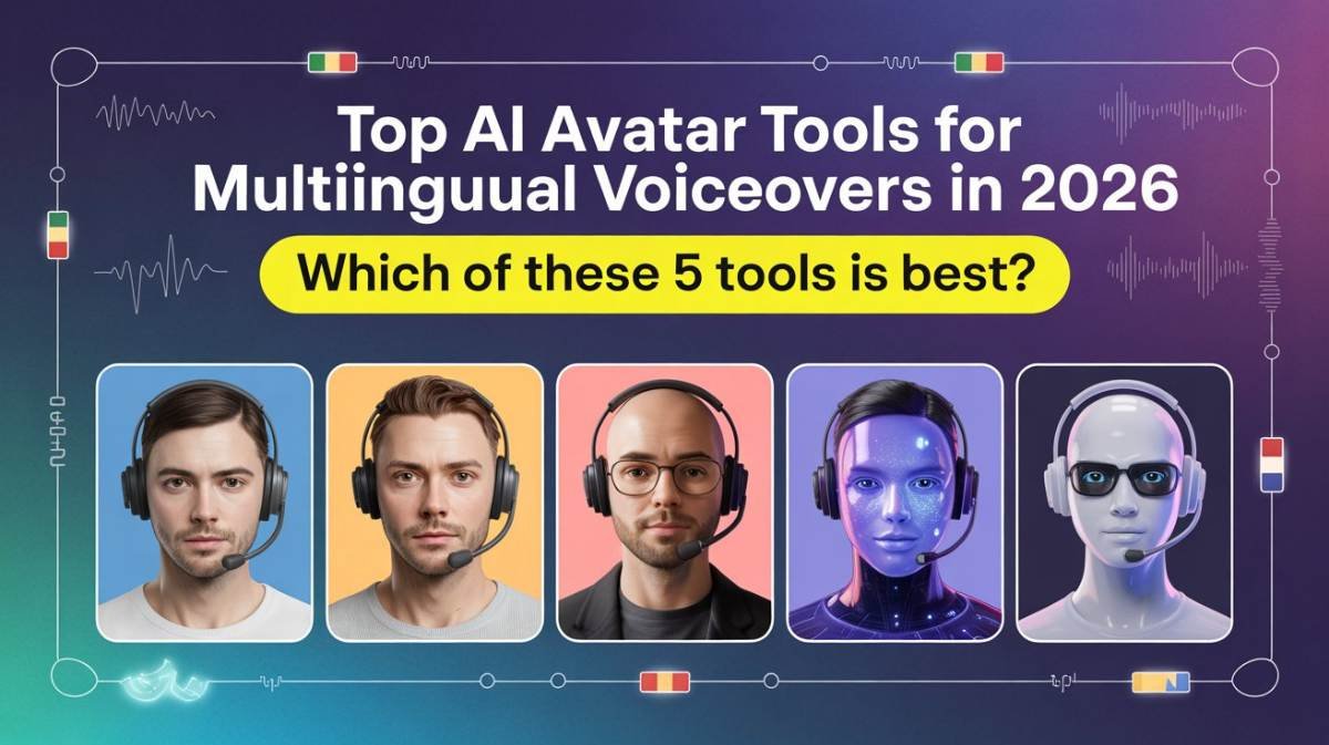 Top AI Avatar Tools for Multilingual Voiceovers in 2026  Which of These 5 Tools Is Best - Top AI Avatar Tools for Multilingual Voiceovers