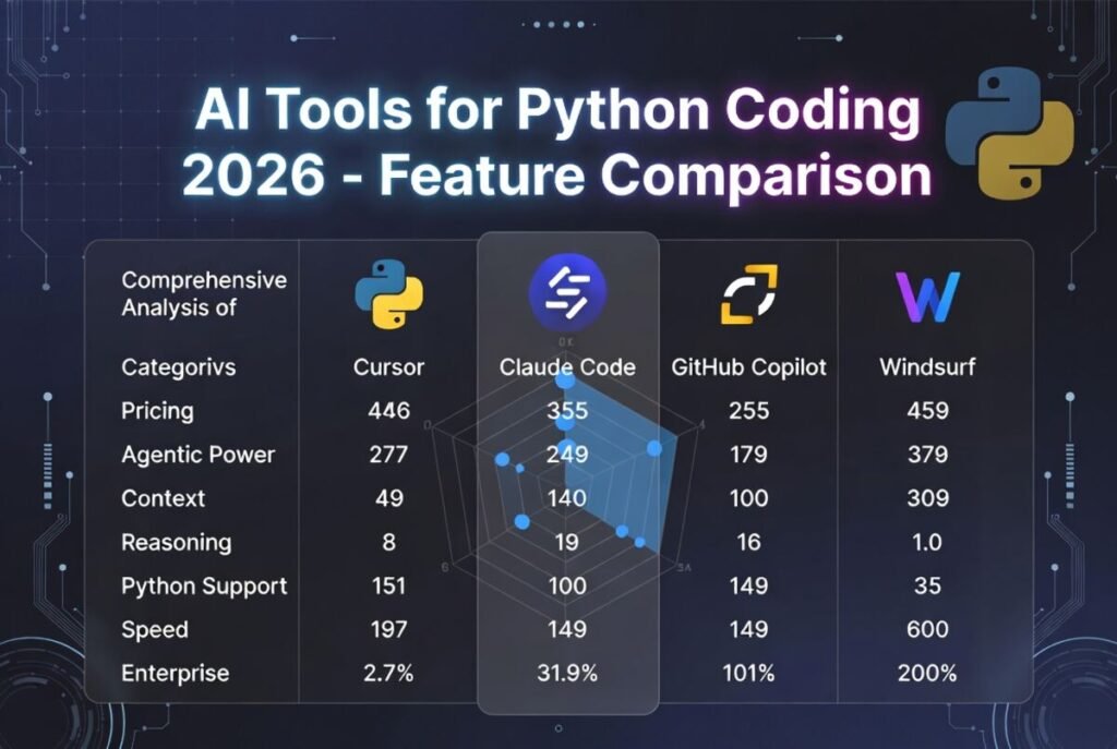 AI Tools for Python Feature Comparison