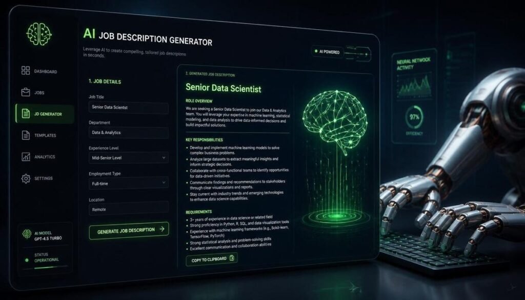 How Does an AI Job Description Generator Work