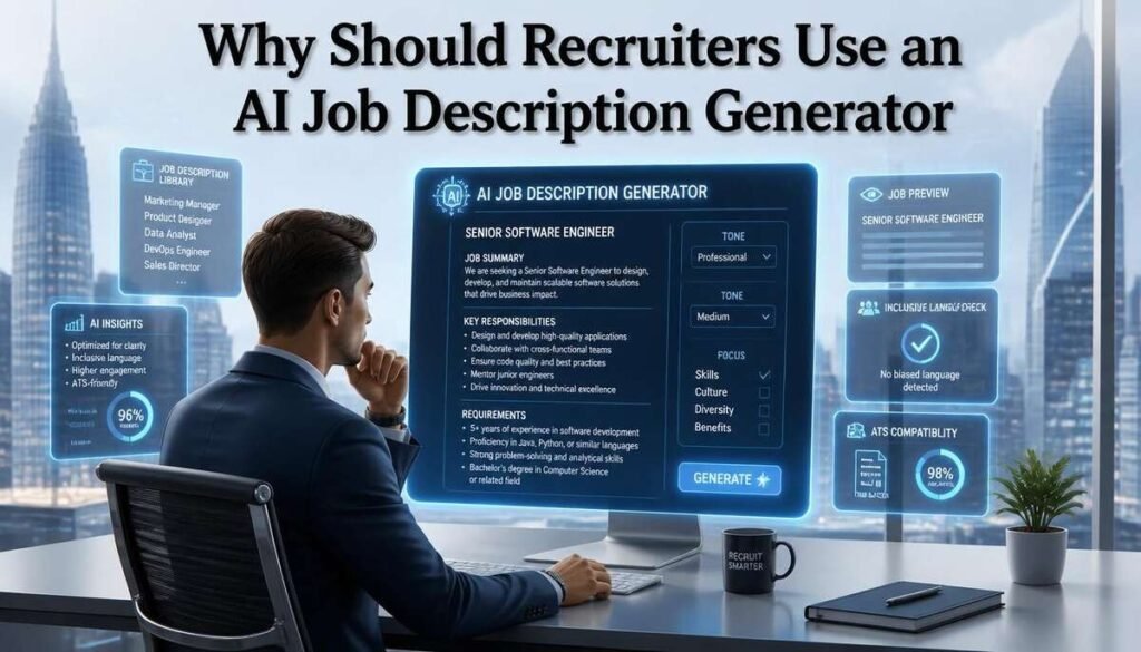 Why Should Recruiters Use an AI Job Description Generator